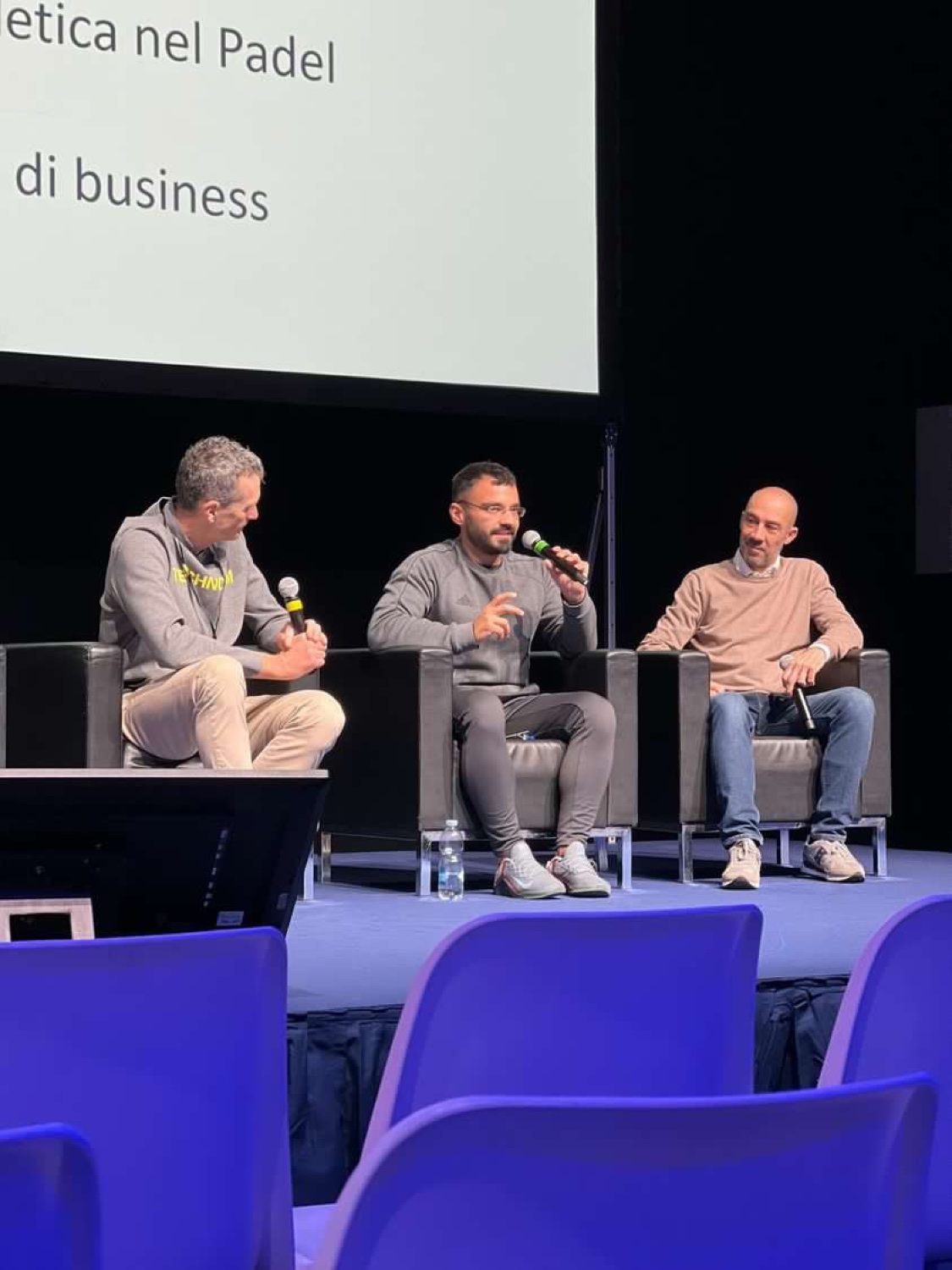 Riccardo relatore all'EXPO Technogym sul padel